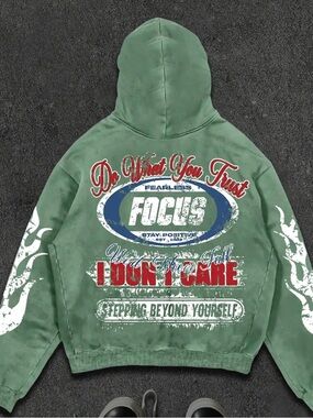 Sopula Studio Men's No. 28 Racing Elements Vintage Graphic, green, small unisex